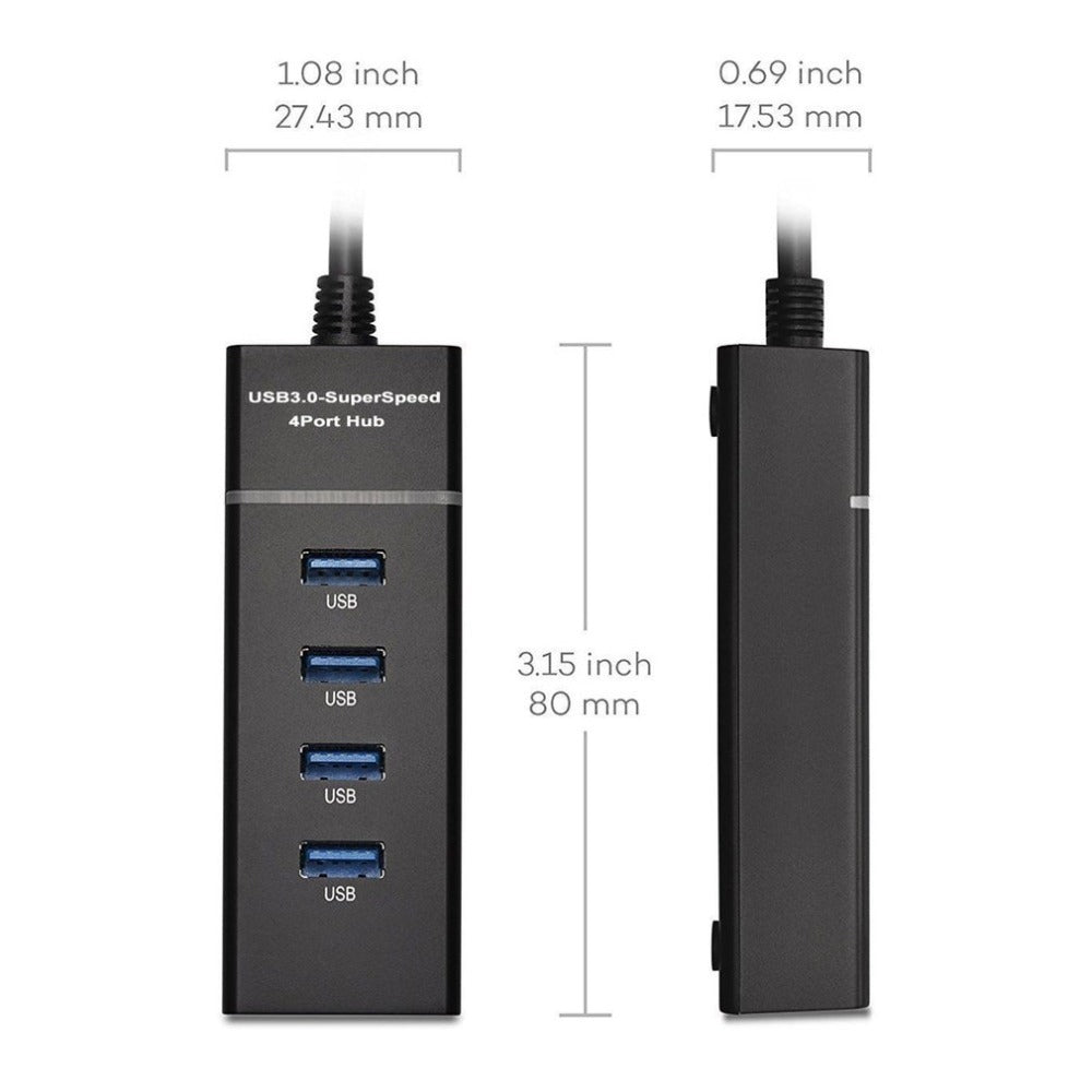 Hub USB 3.0 - Splitter Multi-Interface pentru Laptop