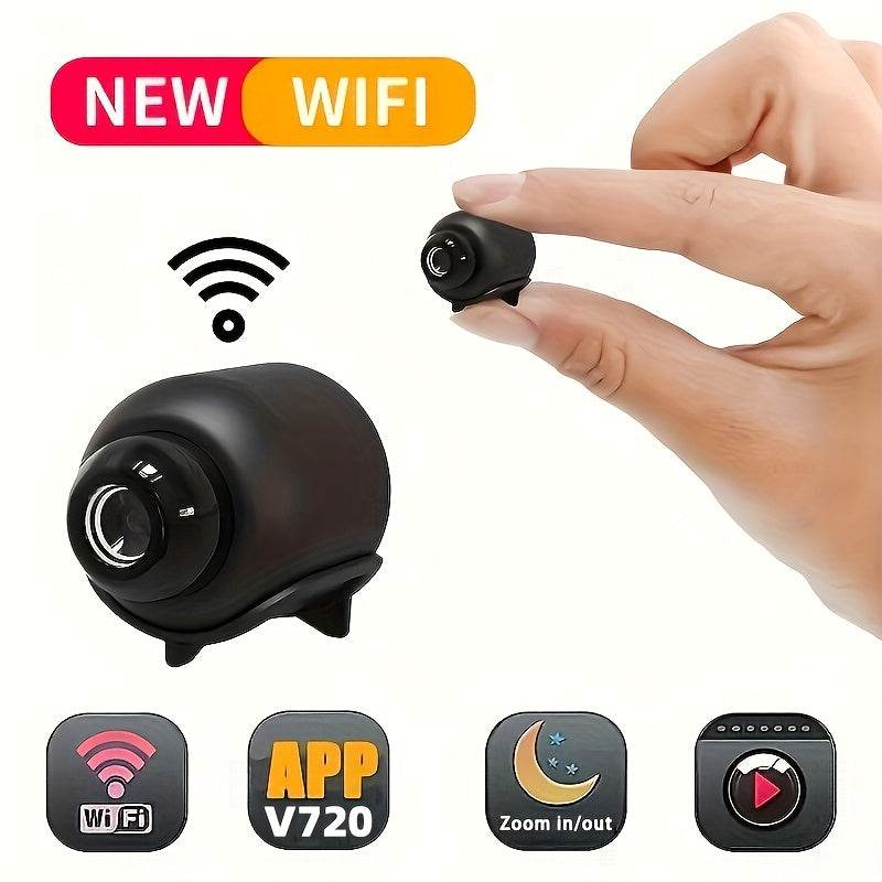 Mini Wi-Fi Camera with Hidden Microphone