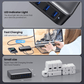 Încărcător Rapid 200W cu Hub USB-C și 8 Porturi - Venduqo