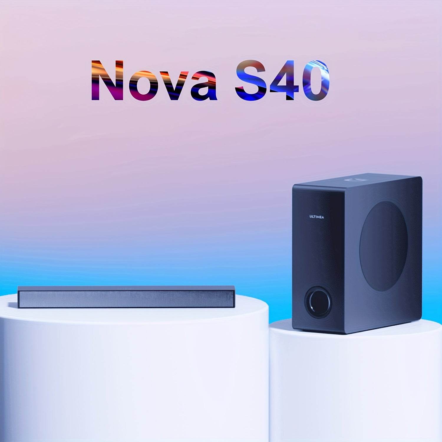 ULTIMEA Nova S40 Sound Bar Ultra-Slim cu Subwoofer Wireless - Venduqo