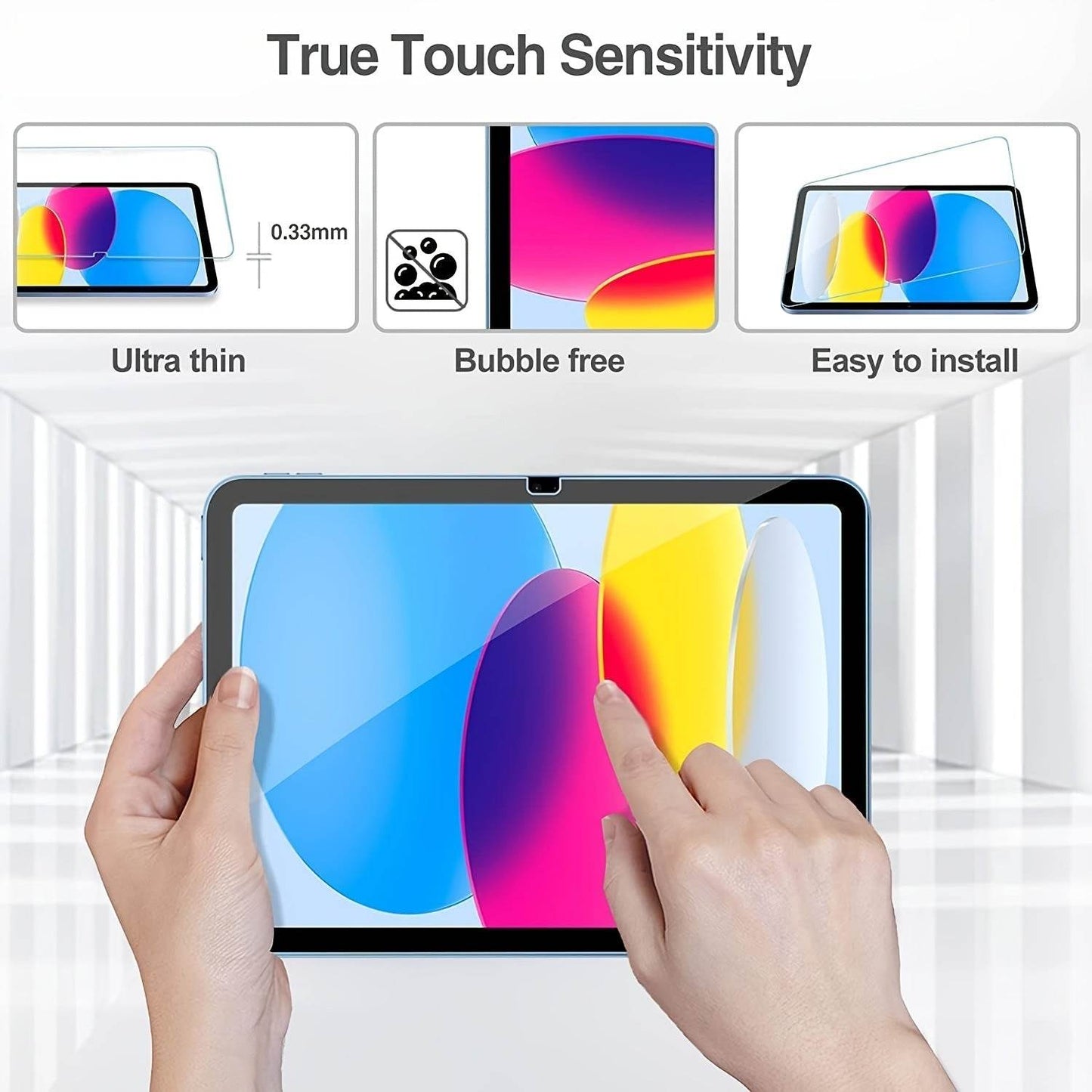 2 Bucăți Protecție Ecran din Sticlă Temperată 9H pentru iPad 11 (2025) - Venduqo
