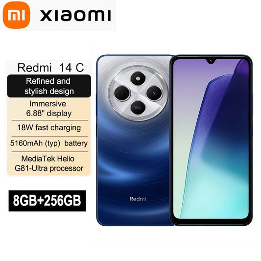 Xiaomi Redmi 14C 8GB+256GB 4G LTE Unlocked - Venduqo