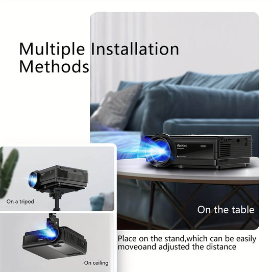 Proiector Portabil STARATLAS 1080P HD cu WiFi pentru Filme - Venduqo