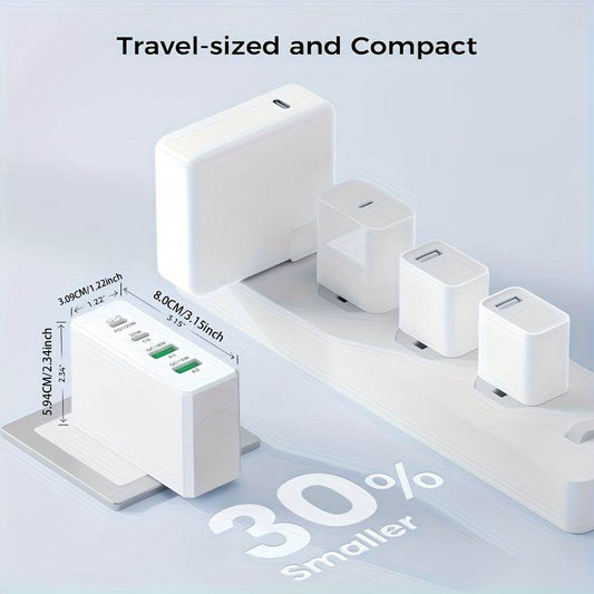Încărcător Rapid USB C GAN 156W cu 4 Porturi - Venduqo
