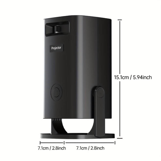 Proiector Mini Compact Rotativ 180° - LCD, Control Remote, 220-240V - Venduqo